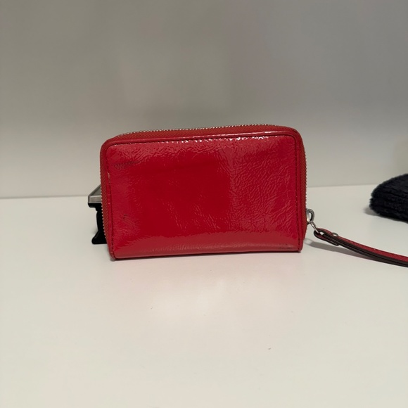 Coach Pink Patent Leather Wristlet Wallet - Picture 2 of 5